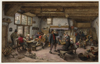 P 079
<br/>
De herberg
<br/>
<em>Ostade, Adriaen van (1610-1684)</em>